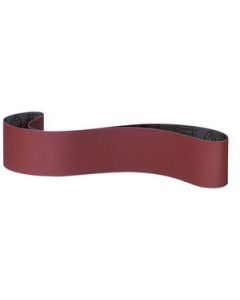 Klingspor Abrasives 309060H03002104 3" x 21" 60 Grit Alox Resin Cloth Portable Belt