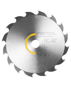 Festool 205770 168mm x 16T Wood Rip Cut Carbide Tipped Saw Blade for TS60 Tracksaw