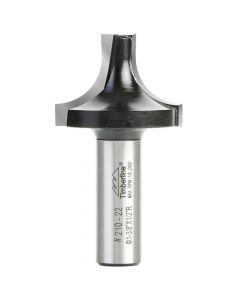 Timberline 210-22 1-3/8" Carbide Tipped Round Over Groove Router Bit