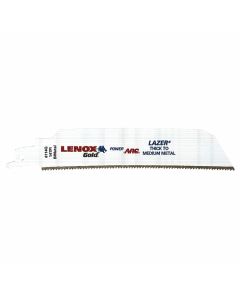 Lenox 210946114GR 6" 14T Gold Power Arc Curved Extreme Metal Cutting Reciprocating Saw Blade