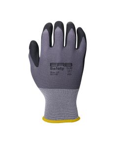 ERB 21225 X-Large Gray Nylon Nitrile Safety Gloves