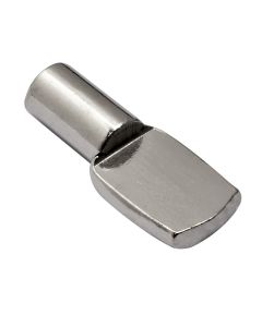 Rockler 22773 1/4" Nickel Shelf Pin Support, 16 Piece