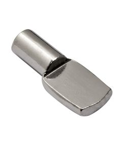 Rockler 22898 5mm Nickel Shelf Pin Support, 16 Piece