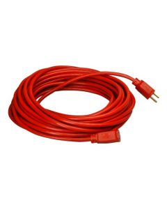 Coleman Cable 02407 25' 14/3 Red Extension Cord