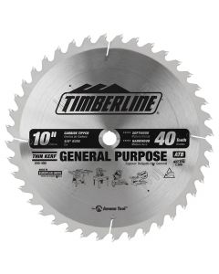 Timberline 250-400 10" x 40 TPI Carbide Tipped General Purpose & Finishing Saw Blade