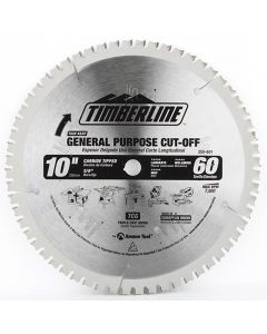 Timberline 250-601 10" x 60T Carbide Tipped Finishing Saw Blade