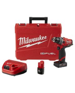 Milwaukee 2504-22 M12 Fuel 1/2" 12V Cordless Hammer Drill Kit