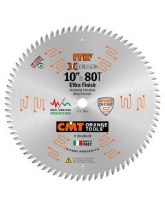 CMT Tools 255.080.10 ITK Xtreme 10" x 80TPI Ultra Finish Saw Blade