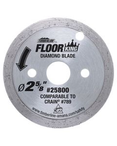 Timberline 25800 Floor King 2-5/8" Comparable to Crain Continuous Rim Diamond Saw Blade