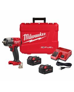 Milwaukee 2962-22 M18 Fuel 1/2" Mid-Torque Impact Wrench with Friction Ring Kit