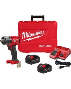 Milwaukee 2962-22R M18 Fuel 1/2" Mid-Torque Impact Wrench with Friction Ring Kit