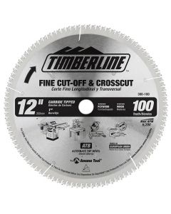 Timberline 300-100 12" x 100T Carbide Tipped Finishing Saw Blade