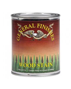 General Finishes 34007 Quart Black Water Based Wood Stain