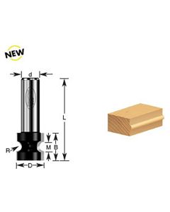 Timberline 350-16 1-1/4" Carbide Tipped Bullnose Router Bit