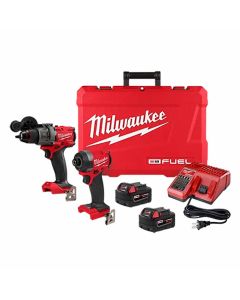 Milwaukee 3697-22 M18 Fuel Hammer Drill Driver Combo Kit