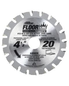 Timberline 45020 4-1/4" Carbide Tipped Floor King Comparable to Roberts Saw Blade