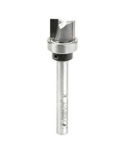 Amana Tool 45484 1/2" Carbide Tipped Flush Trim Plunge Template Router Bit with Oversized Upper Ball Bearing
