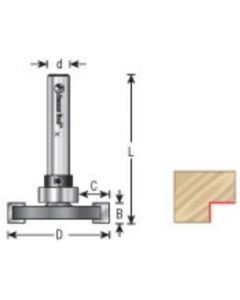 Flooring Router Bits with Straight Dedicated Cutter and Changeable Bearings