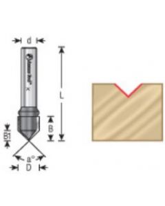 V-Groove Router Bits, Carbide Tipped