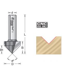 CNC Carbide-Tipped V-Groove Router Bits