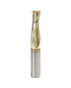 Amana Tool 46045 3/8" Solid Carbide Up-Cut Spiral ZrN Coated Router Bit