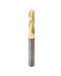 Amana Tool 46094 1/4" Solid Carbide Up-Cut Spiral ZrN Coated Router Bit