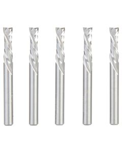 Amana Tool 46170-5 7/8" CNC Solid Carbide Compression Spiral Router Bit, 5 Piece
