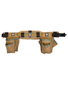 Badger Tool Belts 462020 XL Blue Collar Briefcase Extra Large Sawdust Sage Trimmer Belt Set