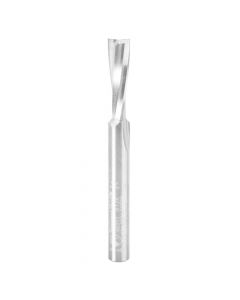 Amana Tool 46313 1/4" Solid Carbide Up-Cut Slow Spiral O Flute Acrylic Cutting Router Bit