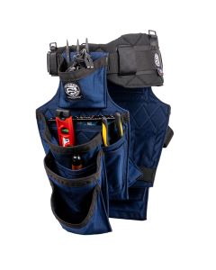 Badger Tool Belts 463150 XL Blue Extra-Large Solid Framer Belt Set