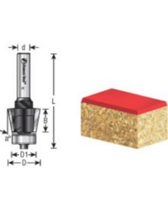 EZ-Change Bevel/Tapered Replaceable Head Router Bit (Replaces Ocemco #TA-151)