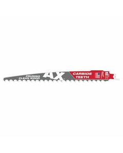 Milwaukee 48-00-5232 AX Sawzall 9" x 3 TPI Carbide Tipped Reciprocating Saw Blade