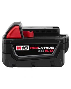 Milwaukee 48-11-1850 M18 Fuel Redlithium 18V XC5.0Ah Extended Capacity Battery Pack