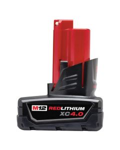 Milwaukee 48-11-2440 M12 RedLithium 12V XC 4.0Ah Extended Capacity Battery Pack