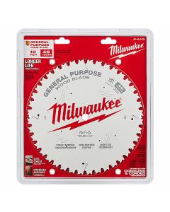 Milwaukee 48-40-1024 10" x 40 TPI General Purpose Circular Saw Blade