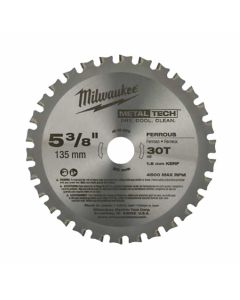 Milwaukee 48-40-4070 5-3/8" x 30 TPI Metal & Stainless Cutting Circular Saw Blade