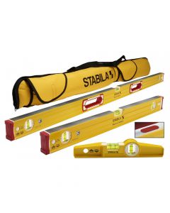 Stabila 48380 Magnetic Level Set with Case, 3 Piece