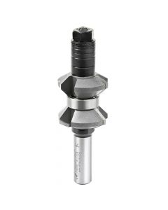 Amana Tool 49730 1-3/8" Carbide Tipped Variable Double Chamfer Router Bit Assembly