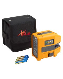PLS 6G Z Cross Line/Point Green Laser, Bare Tool in Pouch with Alkaline Batteries (SKU 5009461)