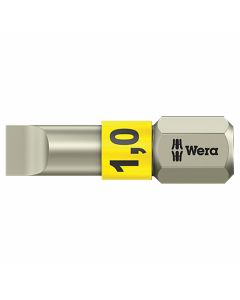 Wera 5071001001 1.0mm Stainless Steel 3800/1 Torsion Insert Bit