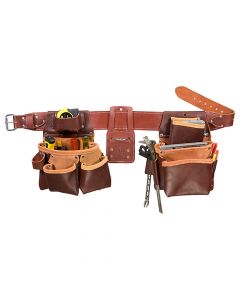Occidental Leather 5080DBLH SM Pro Framer Tool Belt Set with Double Outer Bag