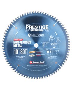 Amana Tool 510801C Electro-Blu Prestige 10" Carbide Tipped Non-Stick Coated Saw Blade
