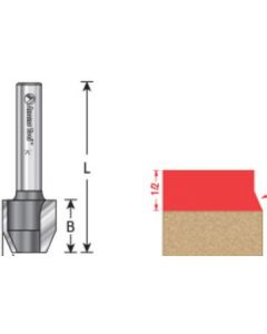 Combination Bevel and Flush Trim Router Bits