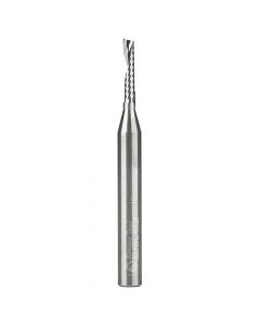 Amana Tool 51445 1/8" Solid Carbide CNC Spiral 'O' Flute Long Up-Cut Router Bit