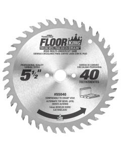 Timberline 55040 Floor King 5-1/2" x 40T Carbide Tipped Saw Blade