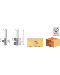 Wedge Tongue & Groove Router Bits