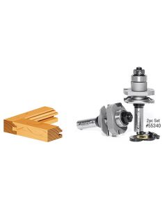 2-Piece Stile & Rail Router Bit Sets - Ogee 3/4 to 1 Inch Material