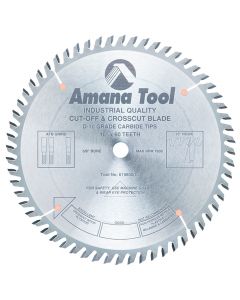 Amana Tool 610600 10" x 60 TPI Carbide Tipped Cut-Off & Crosscut Saw Blade