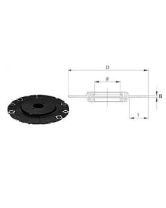 Insert Adjustable Grooving Cutter with Scorer - 4.0 to 7.5mm Kerf