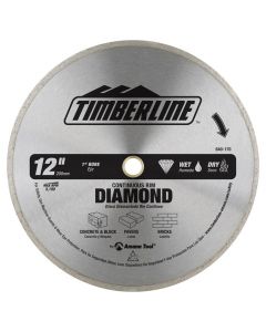 Timberline 640-170 12" Wet and Dry Continuous Rim Diamond Saw Blade